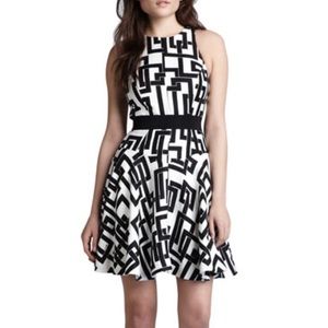 ❤️MILLY OF NEW YORK geometric print circle dress